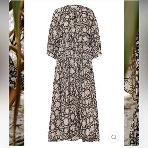 Daughter of India Kyra midi dress Pepper XS NWOT